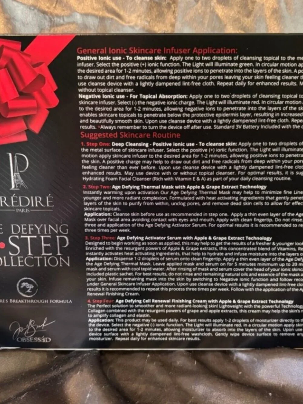✨ PRÉDIRÉ PARIS AGE DEFYING 4•STEP COLLECTION ✨